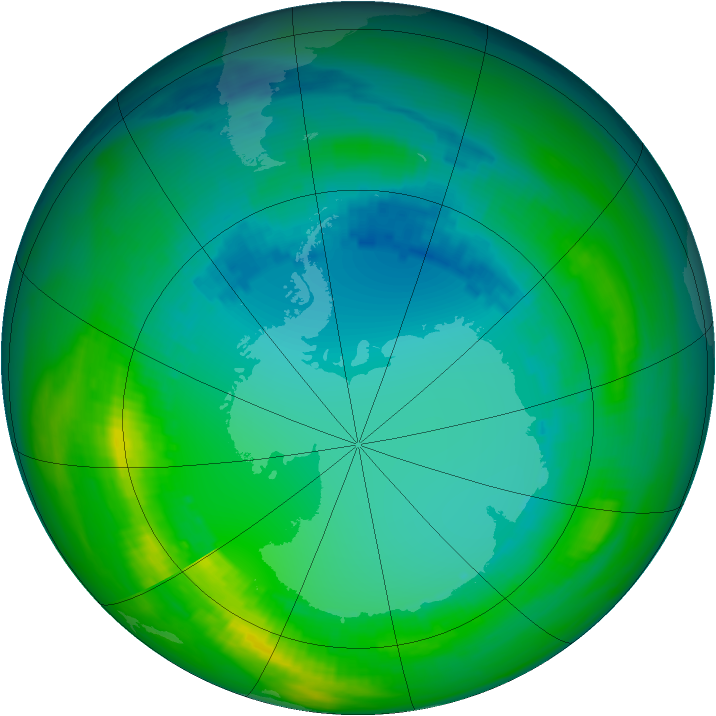 Ozone Map 1988-08-05